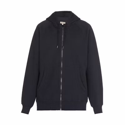 Burberry SS23 Black Solid Zip-Up Hoodie Jacket 80083251