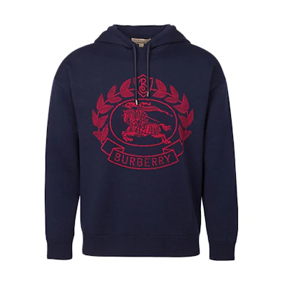 Burberry SS23 Blue Badge Jacquard Sweater 8008369
