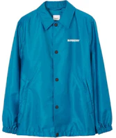 Burberry SS23 Blue Long-Sleeve Jacket with Letter Logo Print for Men. 80701911 Burberry SS23 Blue Long-Sleeve Jacket with Letter Logo Print for Men. 80701911