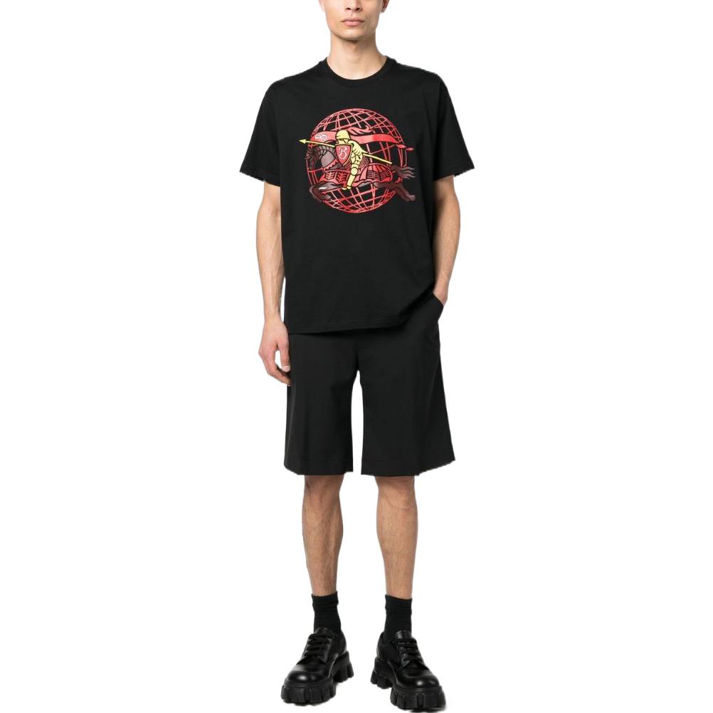 Burberry SS23 Cartoon Graphic Print Black Crewneck T-Shirt 806514411 圖 3