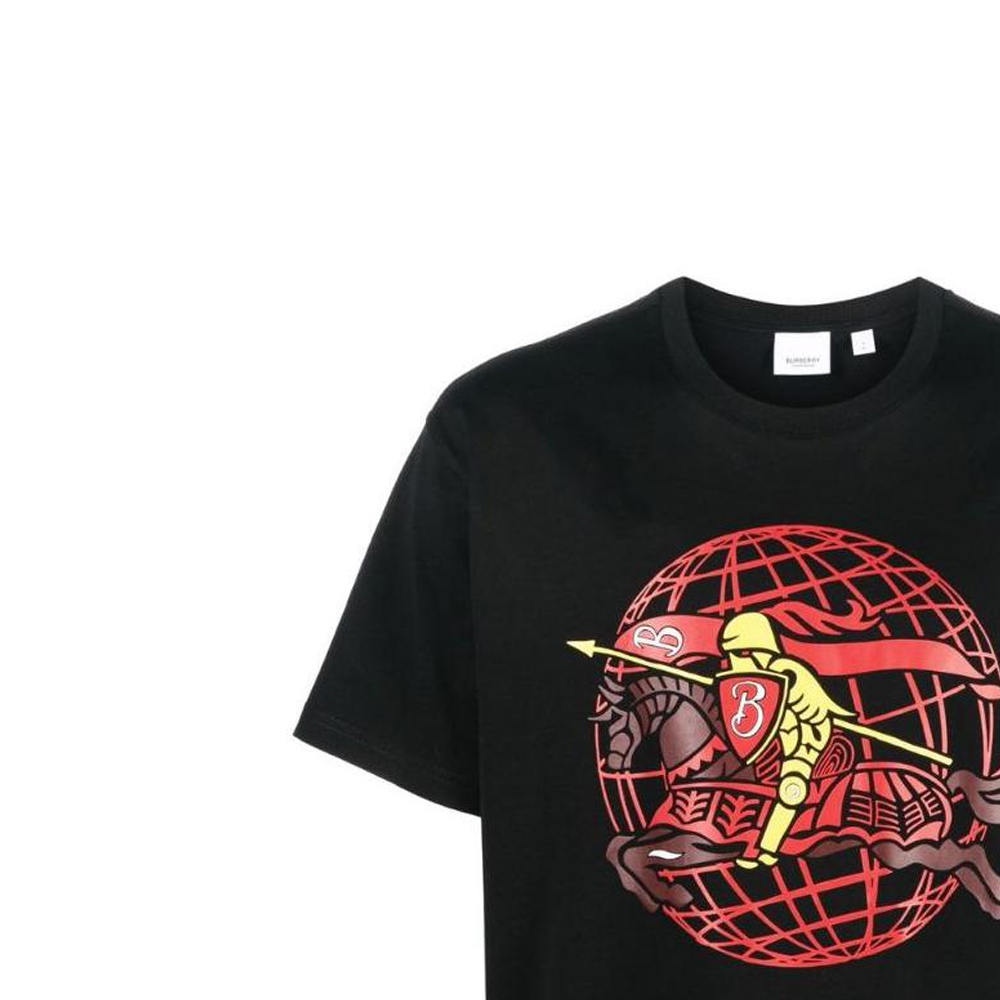 Burberry SS23 Cartoon Graphic Print Black Crewneck T-Shirt 806514411 圖 6