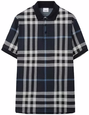 博柏利 SS23 格纹棉提花直筒短袖POLO衫 男款 80706671 Buy 博柏利 SS23 格纹棉提花直筒短袖POLO衫 男款 80706671