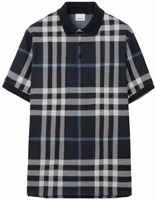 博柏利 SS23 格纹棉提花直筒短袖POLO衫 男款 80706671 Order 博柏利 SS23 格纹棉提花直筒短袖POLO衫 男款 80706671