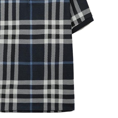 博柏利 SS23 格纹棉提花直筒短袖POLO衫 男款 80706671 Details for 博柏利 SS23 格纹棉提花直筒短袖POLO衫 男款 80706671