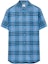 Buy Burberry SS23 Check Cotton Shirt Blue 80729351
