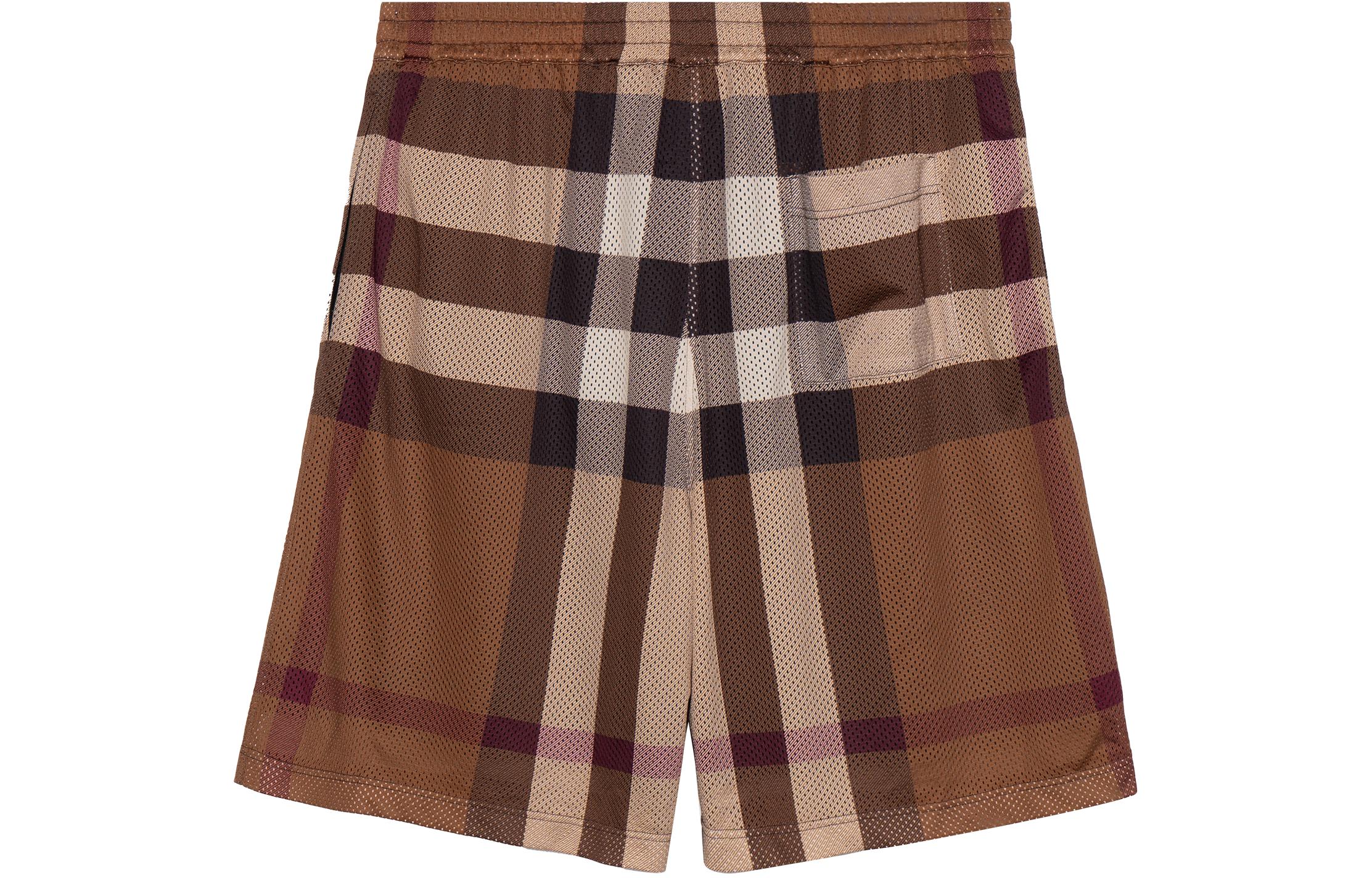 Lookbook Burberry SS23 Check Drawstring Casual Shorts . 80678241