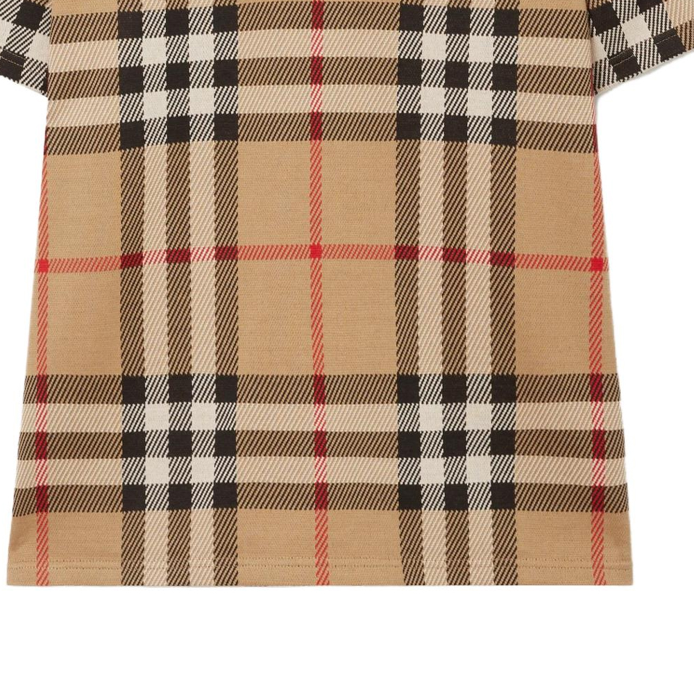 Sizing Burberry SS23 Check Print Crewneck Short Sleeve T-Shirt  Beige. 80726651