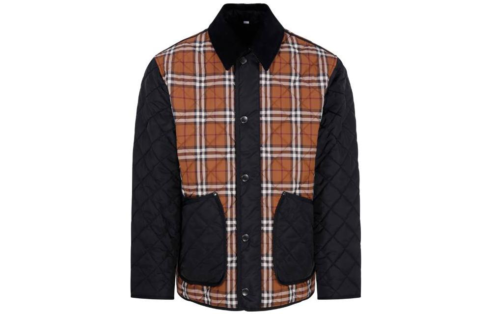 Burberry SS23 Check Print Single-Breasted Loose Fit Jacket Men Colorblock 8070391A9011 圖 2