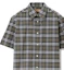Purchase Burberry SS23 Check Print Single-Breasted Short-Sleeve Shirt Green 80084241