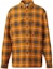 Order Burberry SS23 棋盤格紋姜棕色單排扣長袖襯衫男款 80646101