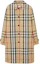 Order Burberry SS23 Mantel Trench Kotak-Kotak Single-Breasted Beige - Gaya 80647981