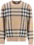 Order Burberry SS23 Classic Check Print Crewneck Long Sleeve Sweater Men’s Khaki 8054920-B2412
