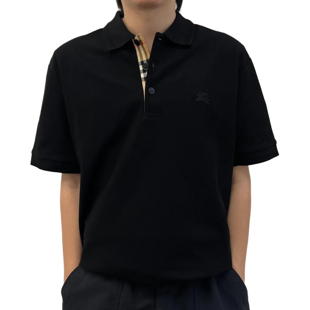 Purchase Burberry SS23 Polo Negro con Logo Clásico Bordado. 80675821