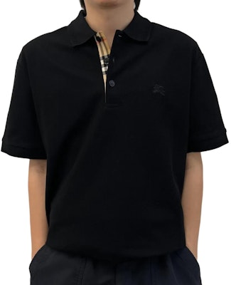 Burberry SS23 Polo Negro con Logo Clásico Bordado. 80675821 Purchase Burberry SS23 Polo Negro con Logo Clásico Bordado. 80675821