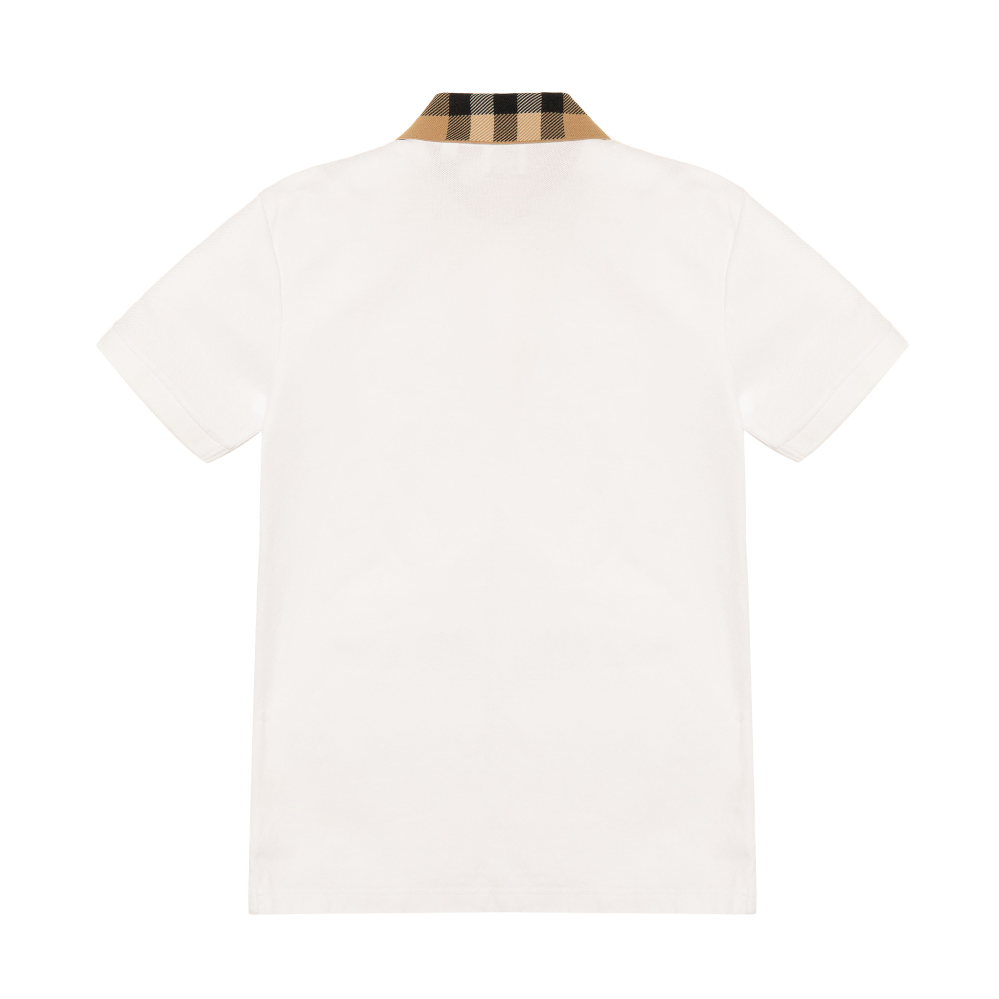 Lookbook Polo Casual Burberry SS23 Colorblock Manga Corta Blanco. 80716211