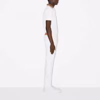 Details for Burberry SS23 Colorblock Casual Short-Sleeve Polo Shirt White . 80716211