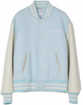 Burberry SS23 Jaket Lelaki Logo Sulaman Colorblock Butang Biru Muda. 80675961 Buy Burberry SS23 Jaket Lelaki Logo Sulaman Colorblock Butang Biru Muda. 80675961
