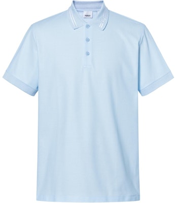 巴宝莉 SS23 拼色条纹男士浅蓝色polo衫. 80707751 Order 巴宝莉 SS23 拼色条纹男士浅蓝色polo衫. 80707751