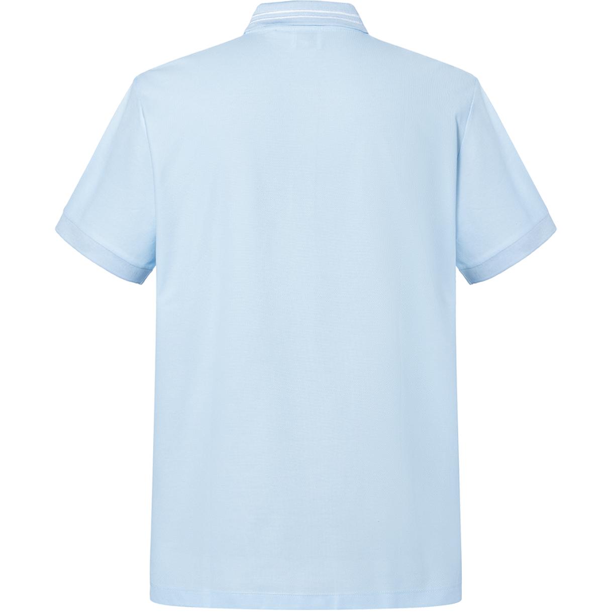 Lookbook 巴宝莉 SS23 拼色条纹男士浅蓝色polo衫. 80707751