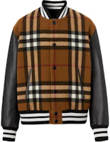 Burberry SS23 Colorblock Varsity Jacket Purple Long Sleeve Outerwear 80651201 Burberry SS23 Colorblock Varsity Jacket Purple Long Sleeve Outerwear 80651201