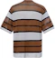 Lookbook 博柏利 SS23 男款深桦棕撞色条纹七分袖T恤 80678851