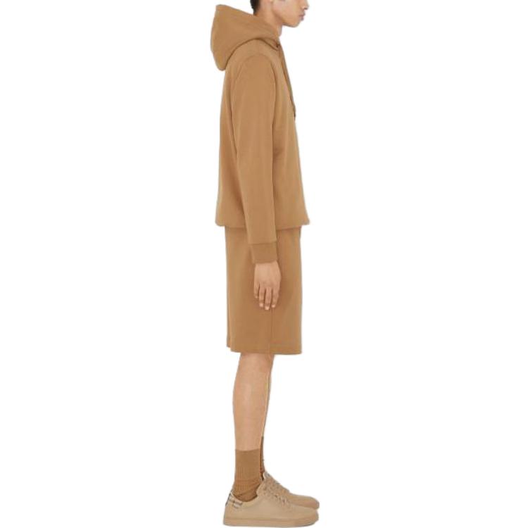 Burberry SS23 Embroidered Logo Pullover Hoodie Tan Men’s Long Sleeve 80697651 圖 5