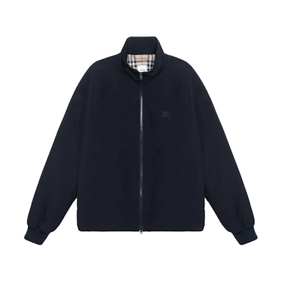 Burberry SS23 Embroidered Logo Solid Jacket Black () 80726871