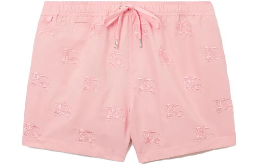 Order Burberry SS23 Equestrian Logo Pink  Swim Shorts with Drawstring. 80712361