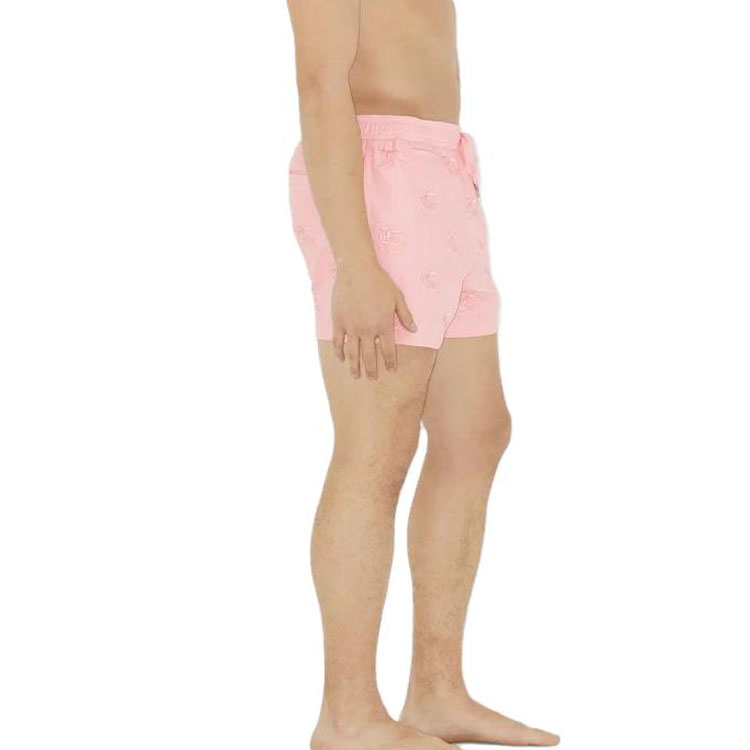 Purchase Burberry SS23 Equestrian Logo Pink  Swim Shorts with Drawstring. 80712361