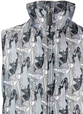 バーバリー SS23 メンズ ジオメトリックプリント ジップアップ ベスト マルチカラー 80637981 Purchase バーバリー SS23 メンズ ジオメトリックプリント ジップアップ ベスト マルチカラー 80637981