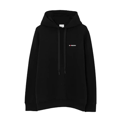 Burberry SS23 Heart Equestrian Knight Logo Sweatshirt Black 80728411
