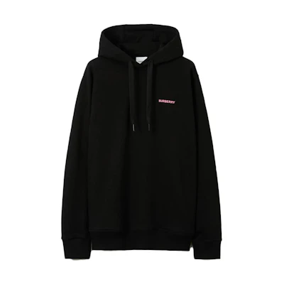 Burberry SS23 Letter Print Hoodie Black Long Sleeve 80715921