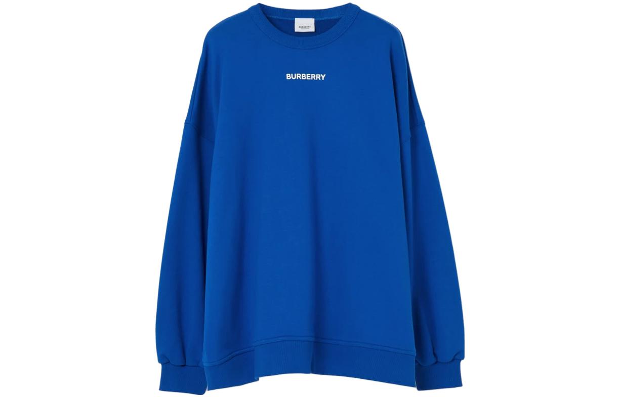 Order 博柏利 SS23 字母印花男女同款休闲卫衣 深海军蓝色. 80696131