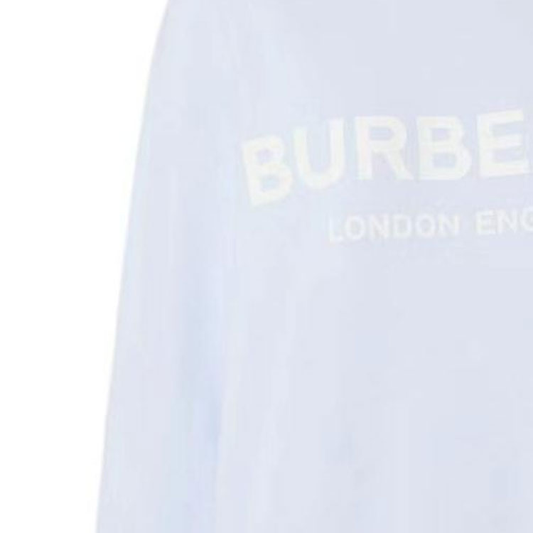 Purchase バーバリー SS23 ライトブルーロゴクルーネック長袖スウェット メンズ. 8038548