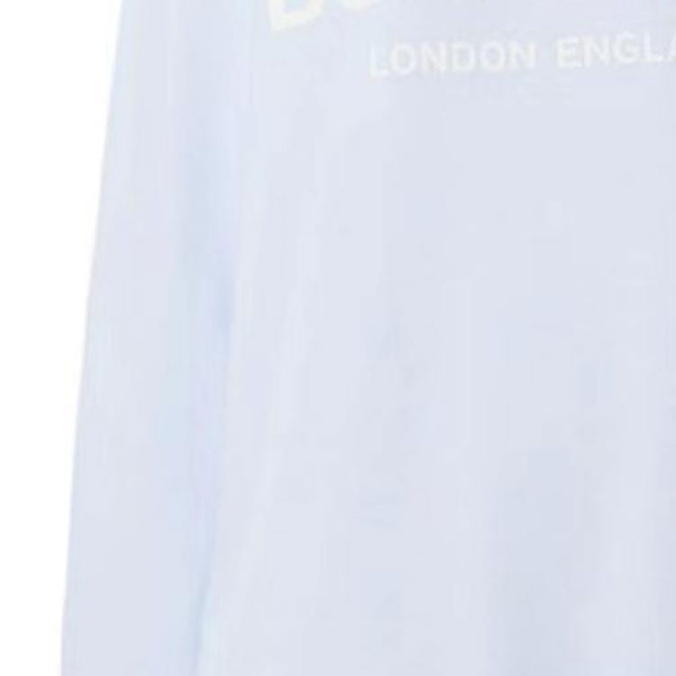 Details for バーバリー SS23 ライトブルーロゴクルーネック長袖スウェット メンズ. 8038548