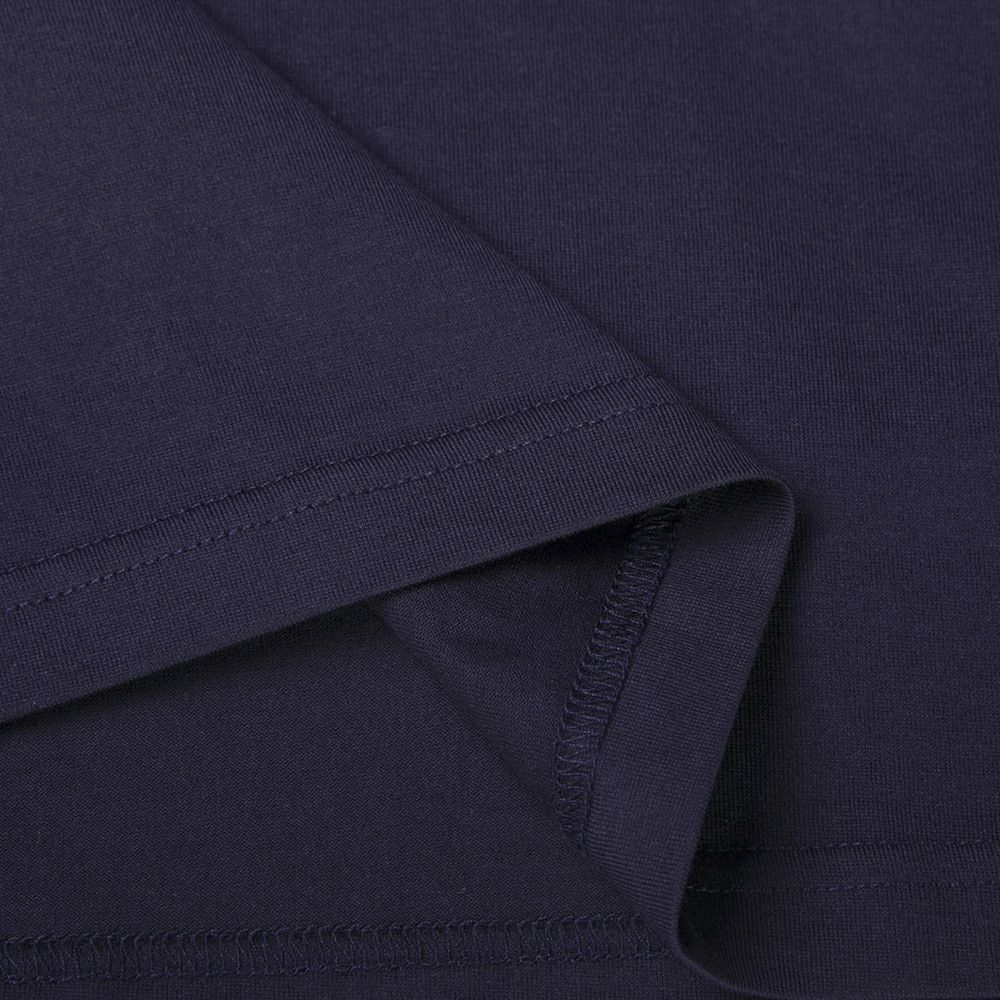 Burberry SS23 Logo Applique Navy Blue Crewneck Short Sleeve T-Shirt for Men. 80688011 圖 7