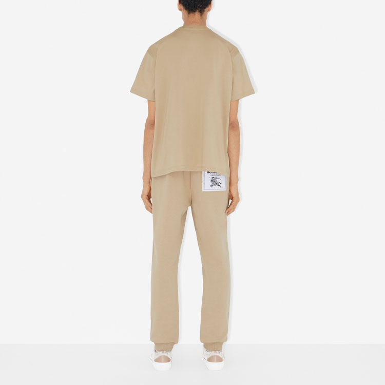 Burberry SS23 Logo Patch Crewneck Pullover T-Shirt Men’s Khaki. 80685001 圖 5