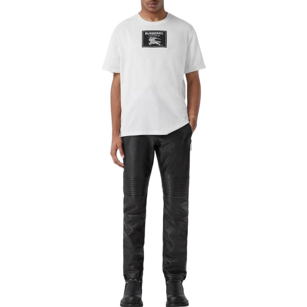 Purchase 博柏利 SS23 Logo Patch 白色短袖圆领T恤 80643971