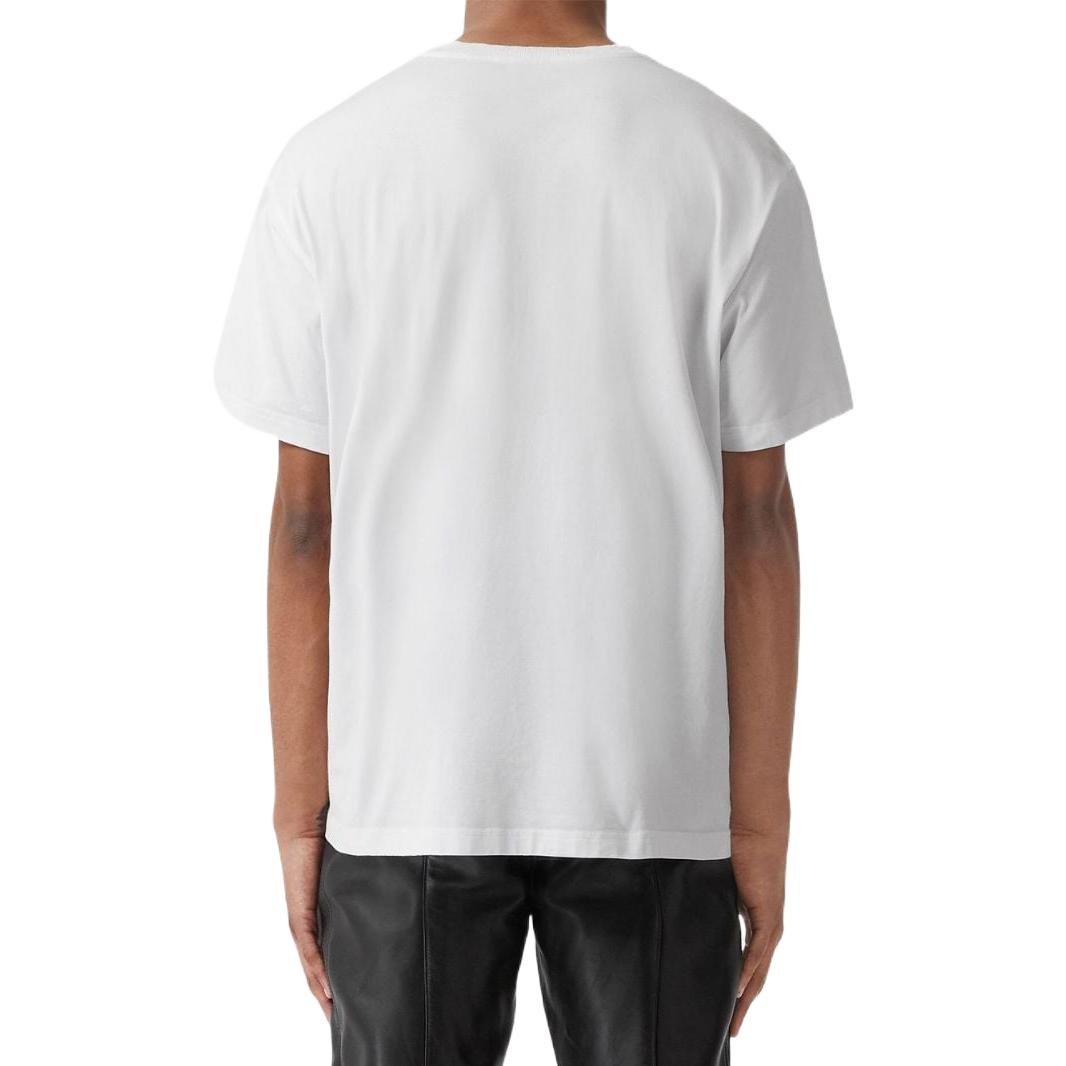 Details for 博柏利 SS23 Logo Patch 白色短袖圆领T恤 80643971