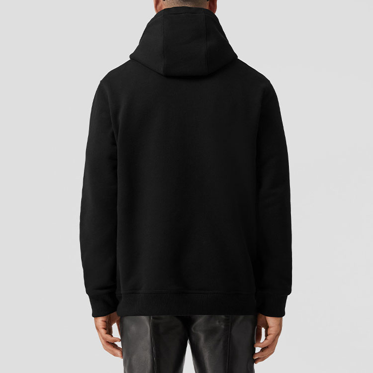 Purchase Burberry SS23 Logo Patch Pullover Hoodie Black -  Fashion. 80651881