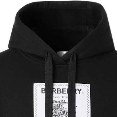 Burberry SS23 Logo Patch Pullover Hoodie Black - Fashion. 80651881 Cheap Burberry SS23 Logo Patch Pullover Hoodie Black - Fashion. 80651881
