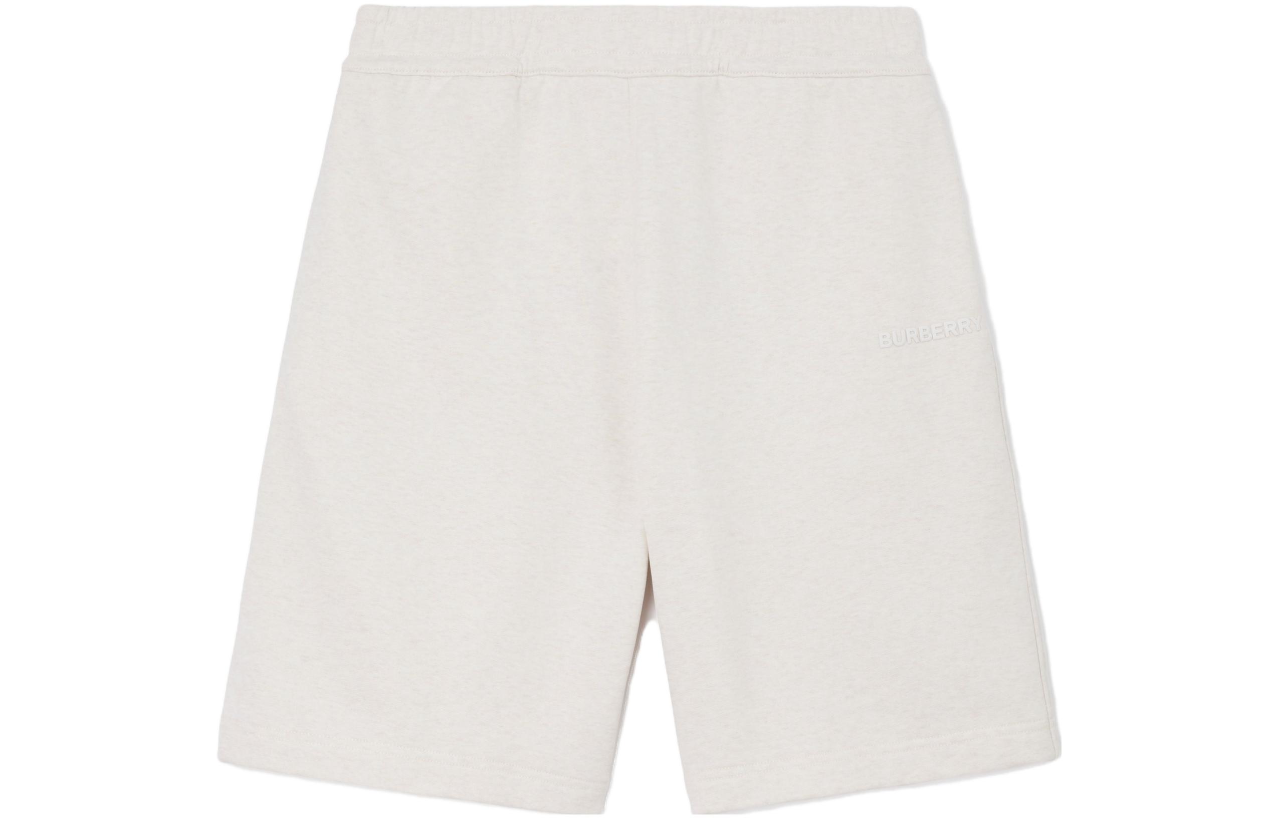 Burberry SS23 Logo Print Casual Straight Shorts White/Grey for Men. 80706521 圖 2