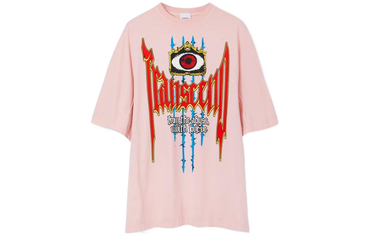 Burberry SS23 Logo Print Crewneck Pink Short Sleeve  T-Shirt. 80701451 圖 2