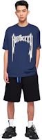 Details for Burberry SS23 Logo Print Crewneck T-Shirt Navy Blue - Fashion Casual Tee 80701361