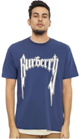 Sizing Burberry SS23 Logo Print Crewneck T-Shirt Navy Blue - Fashion Casual Tee 80701361