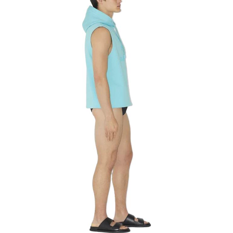 Purchase 버버리 SS23 로고 프린트 드로스트링 후디 블루 패션 80714371