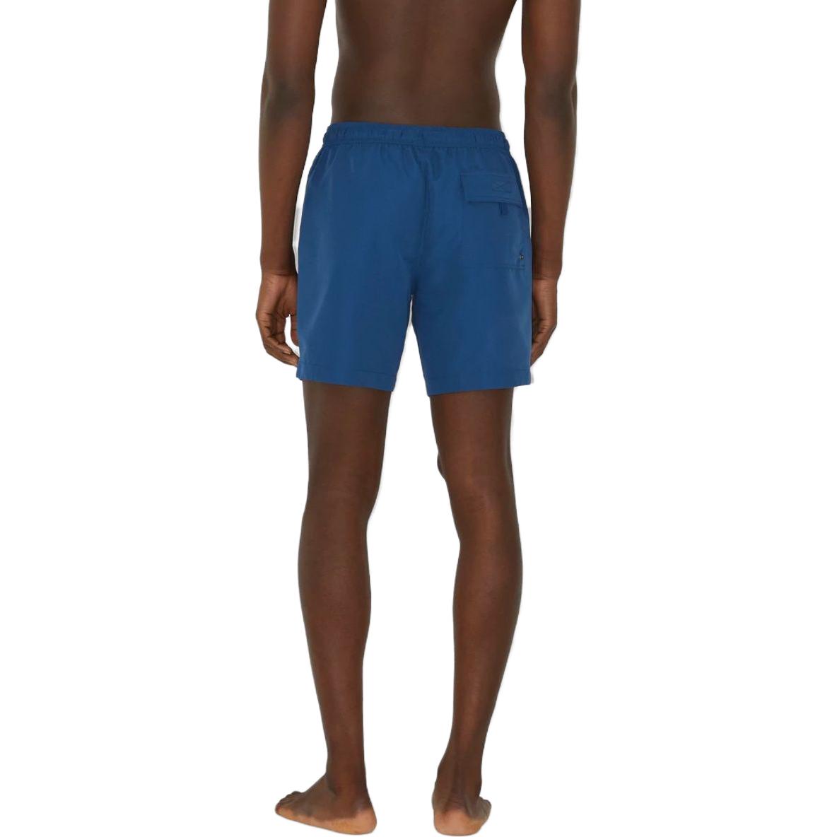 Burberry SS23 Logo Print Drawstring Straight Beach Shorts Navy - . 80707791 圖 4