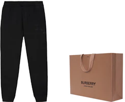 Lookbook Burberry SS23 Logo Print Jogger Sweatpants Black. 80727451