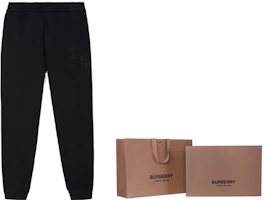 Shop Burberry SS23 Logo Print Jogger Sweatpants Black. 80727451