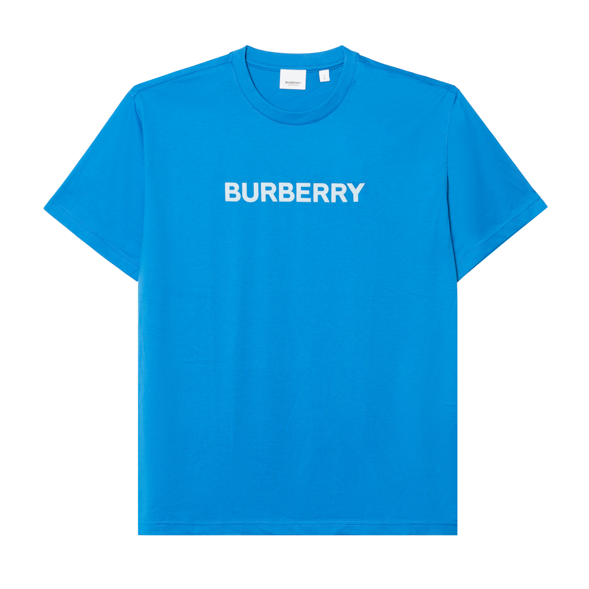 Burberry SS23 Logo Print Loose Fit T-Shirt Men’s Vibrant Blue. 80653951